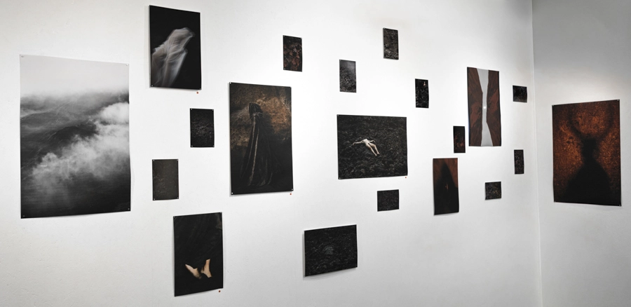 Amorce scénographie mur 1 - Rétine 2026 - Manya